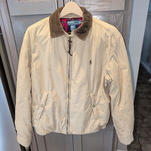 Polo Ralph Lauren Flannel Lined Barn Coat Men's Lg